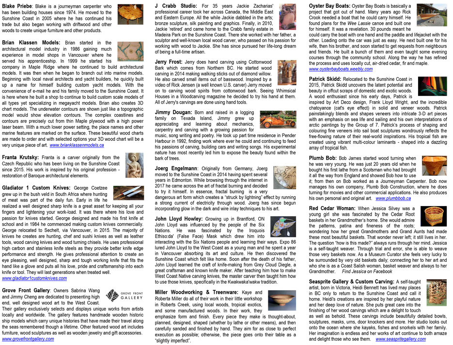 2019 Wood Expo Exhibitors page 2