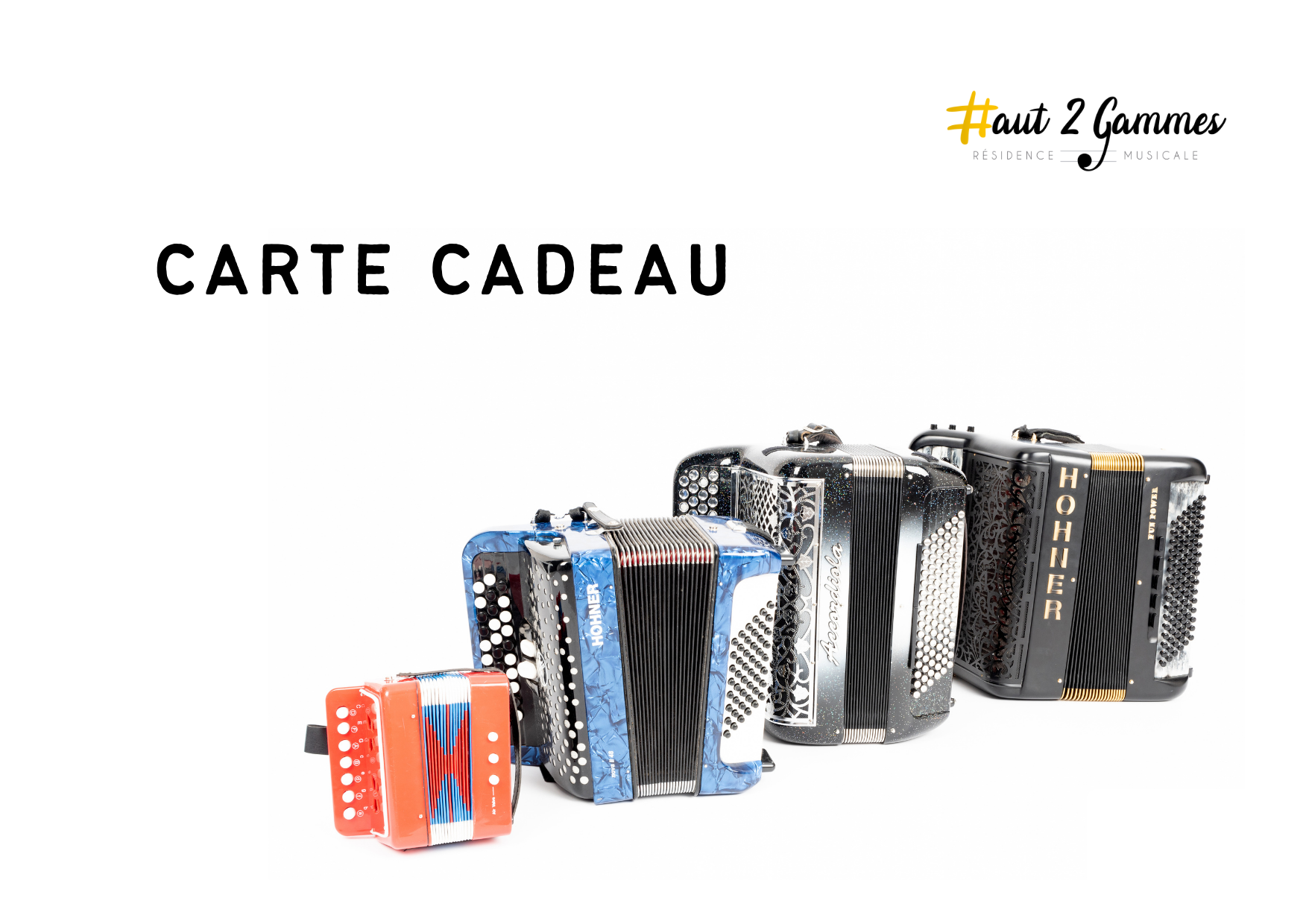 Carte cadeau Haut2Gammes