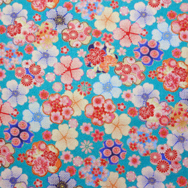 Thumbnail: Cosmo Like Chirimen Fabric