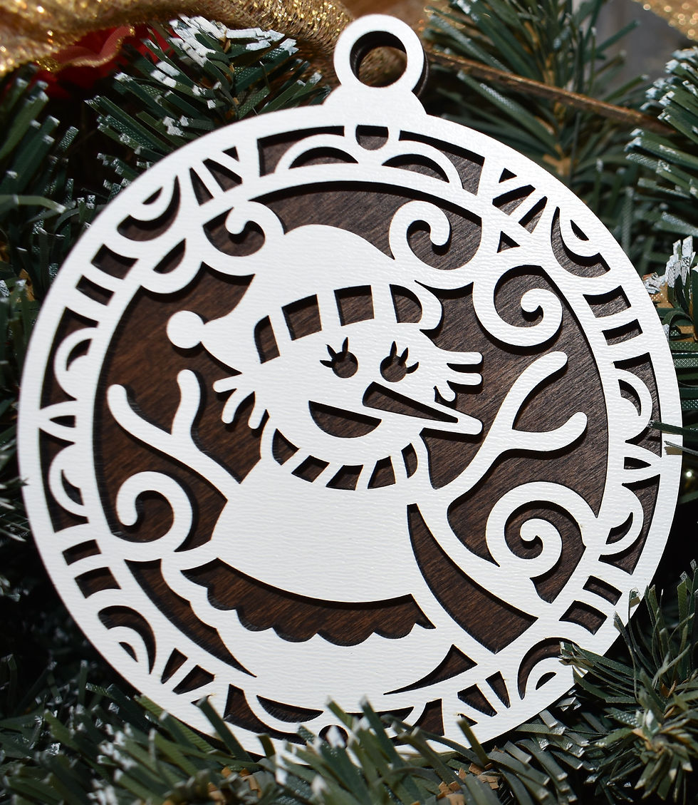 Thumbnail: Two-Layer Christmas Tree Ornaments