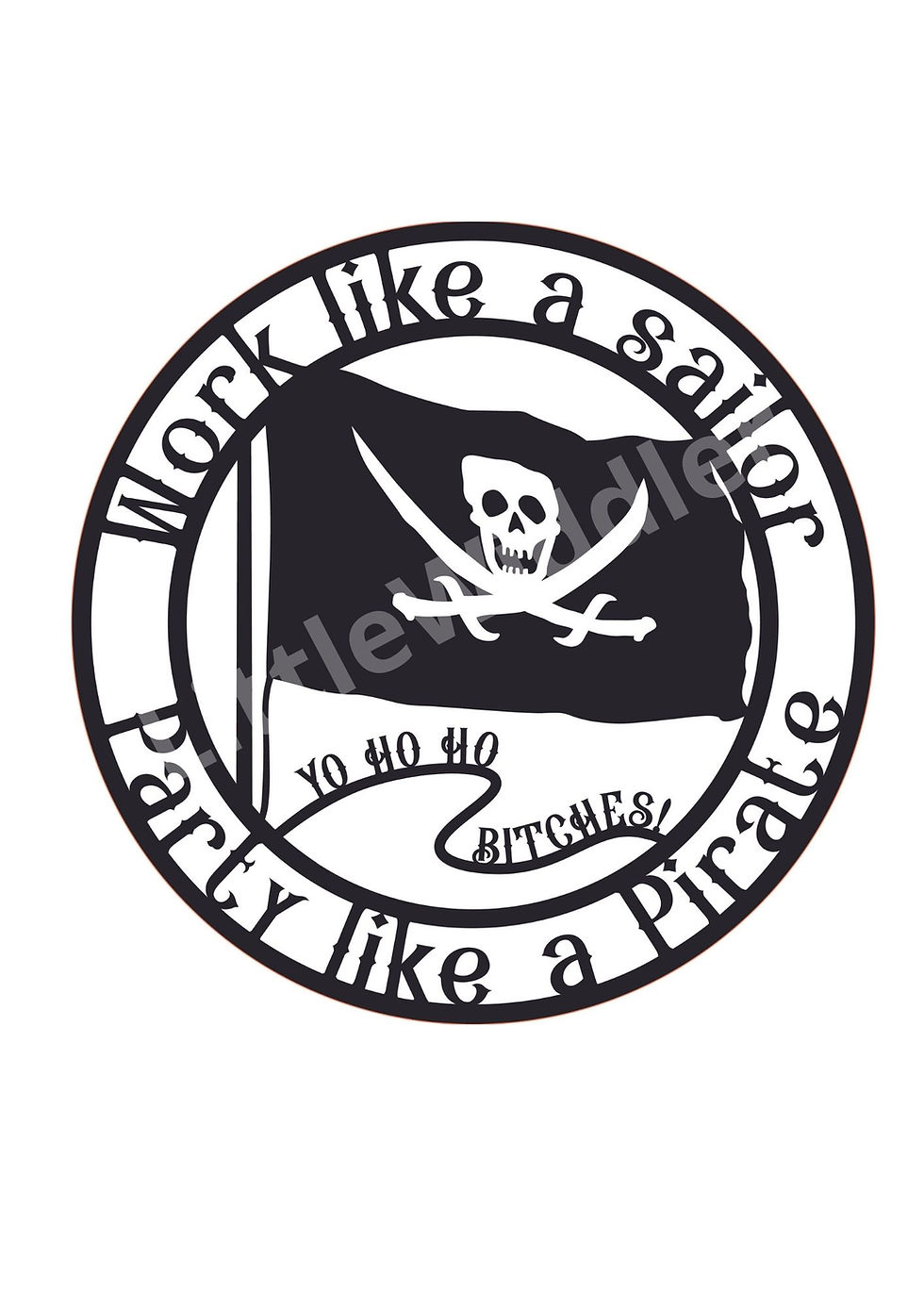 Thumbnail: Party Like A Pirate Sign