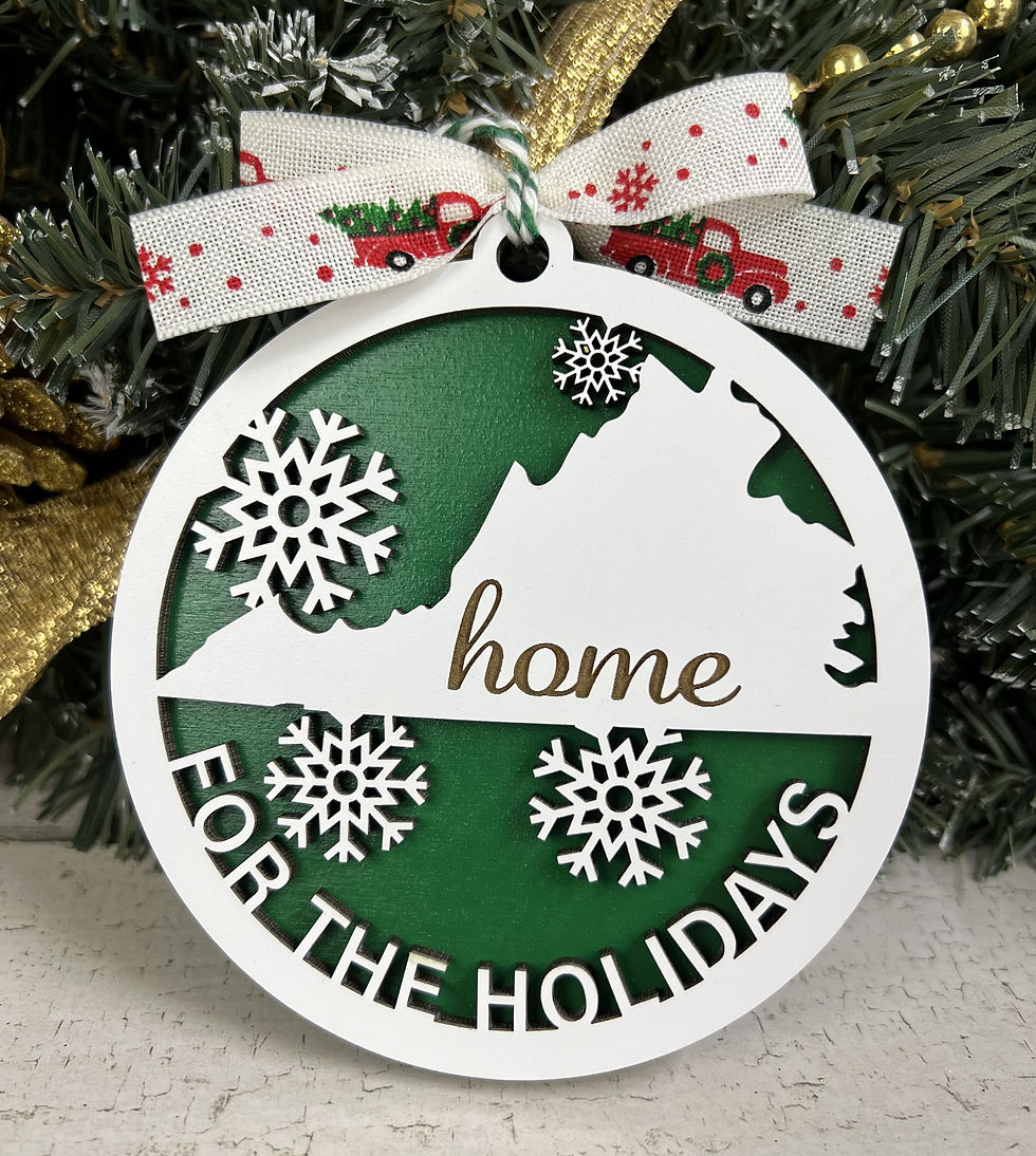 Thumbnail: Home for the Holidays State Ornaments