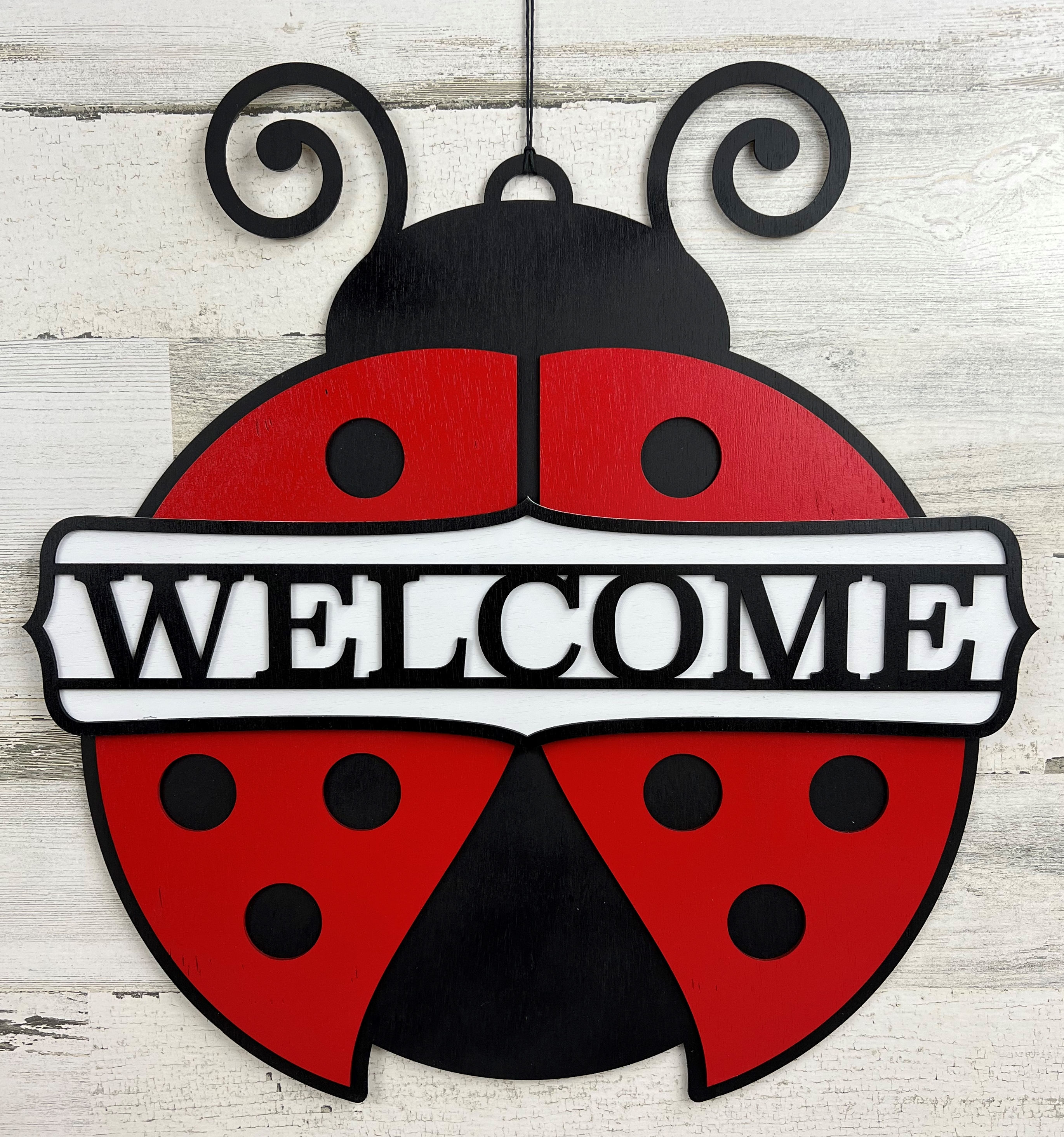 Ladybug Sign Decoration/Door Hanger