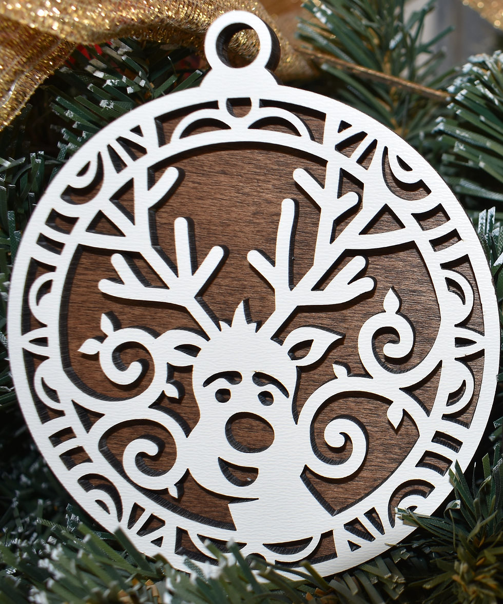 Thumbnail: Two-Layer Christmas Tree Ornaments