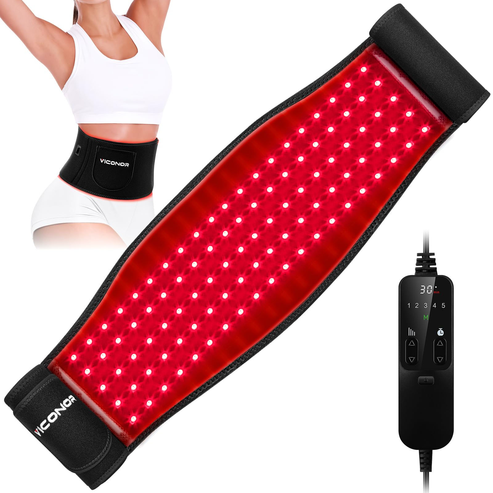 Red Light Therapy Belt for Body Infrared Light Therapy Devices Near Infrared Wra