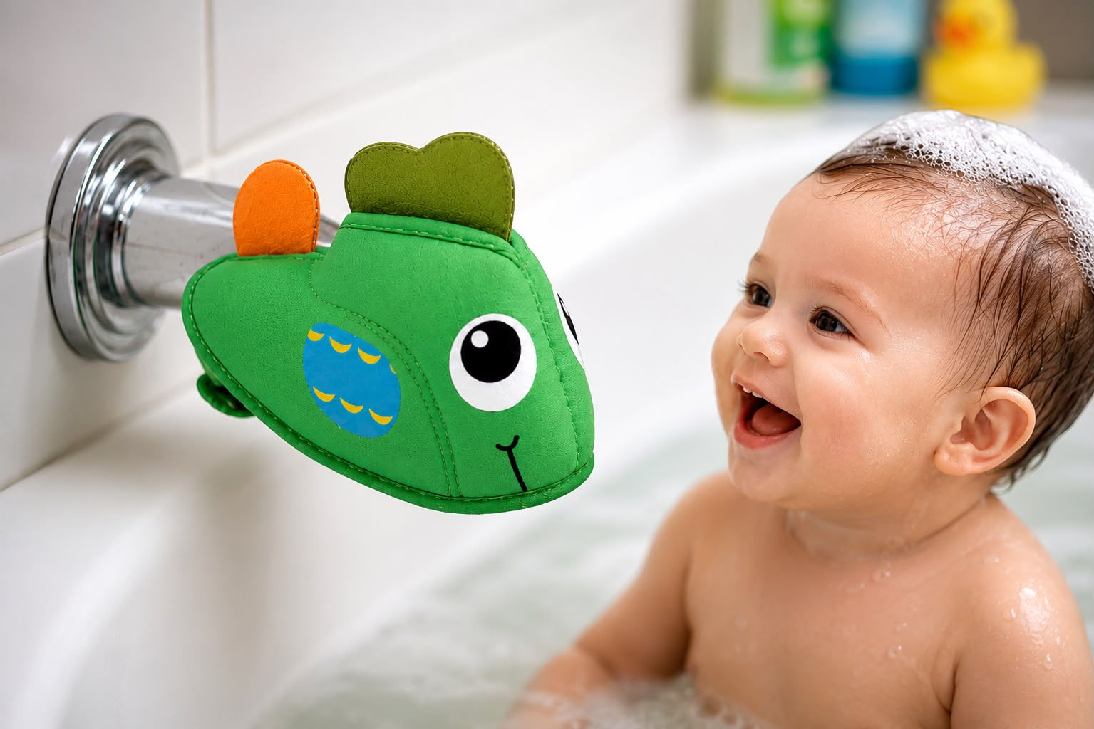 Bath Spout Cover for Bathtub Baby Shower Protector Cover from Bumping Head