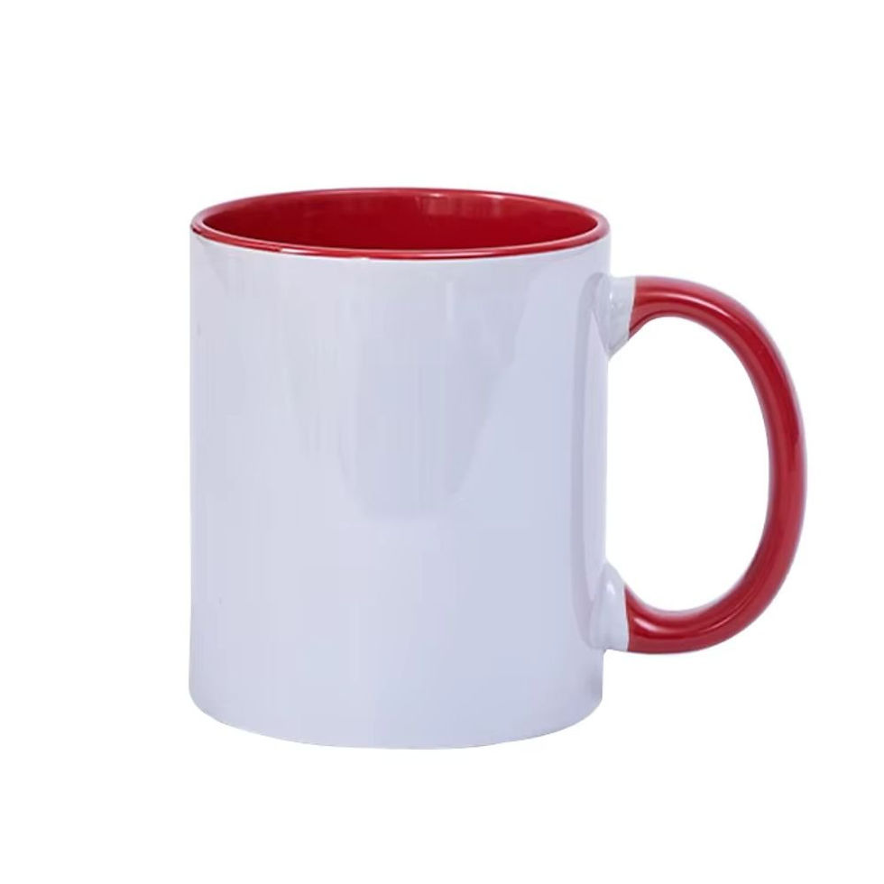 Thumbnail: 11oz Sublimation Stylish Coffee Color Mug
