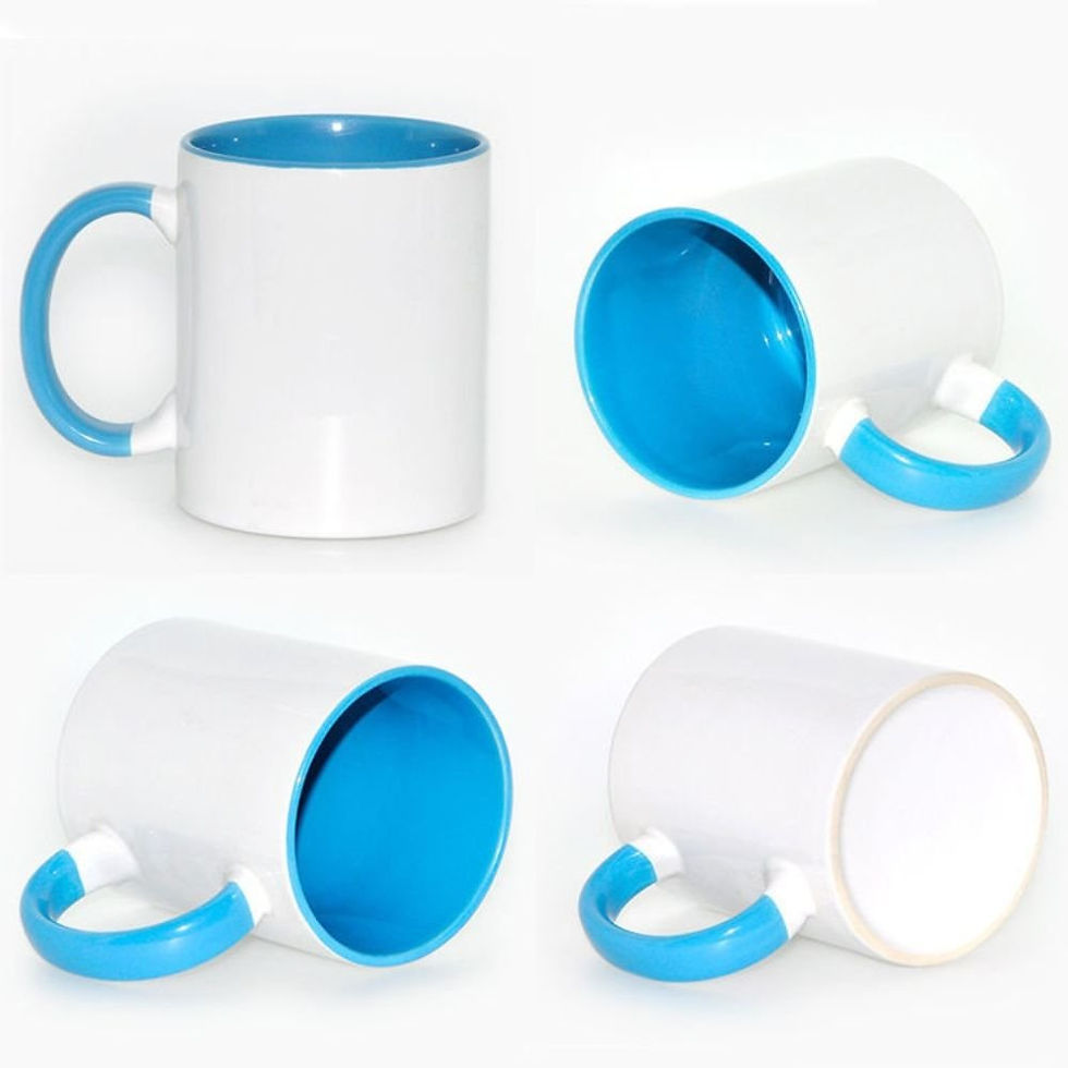 Thumbnail: 11oz Sublimation Stylish Coffee Color Mug