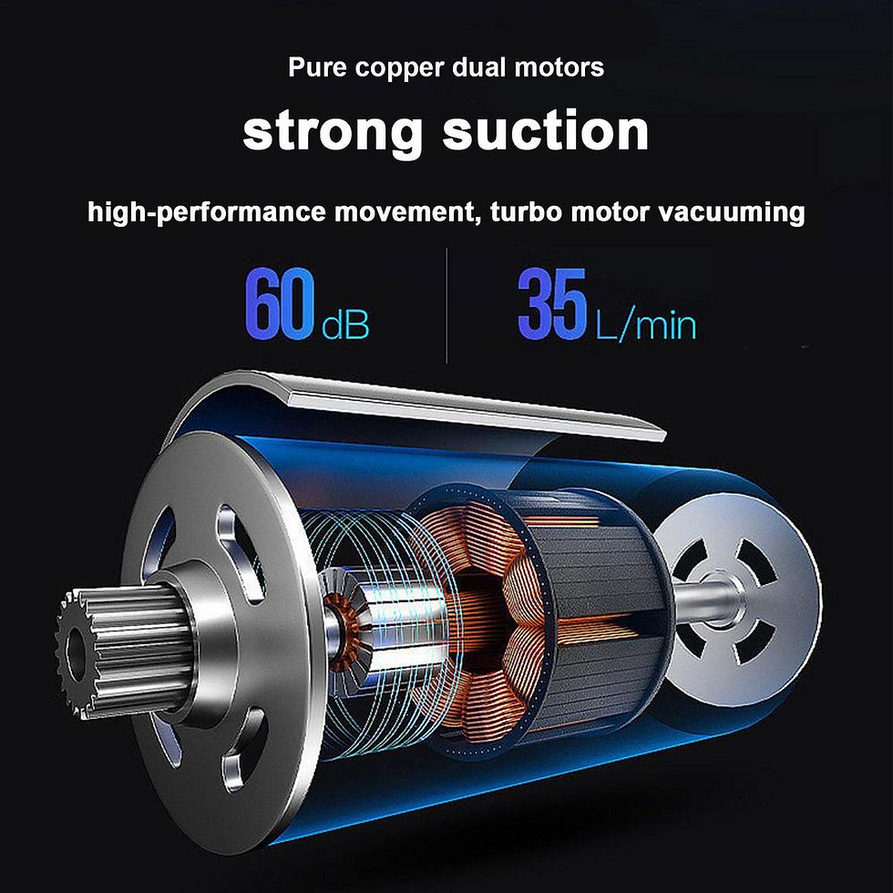 Thumbnail: 120W Cordless Handheld Vacuum Cleaner  Portable Car Wireless