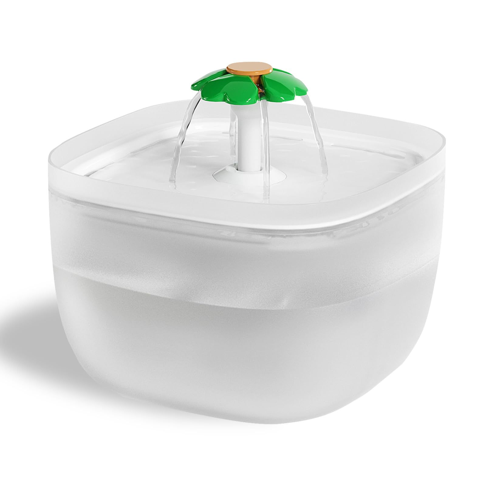 Lychee Cat Water Fountain Automatic Pet Water Fountain for Drinking with Light2L