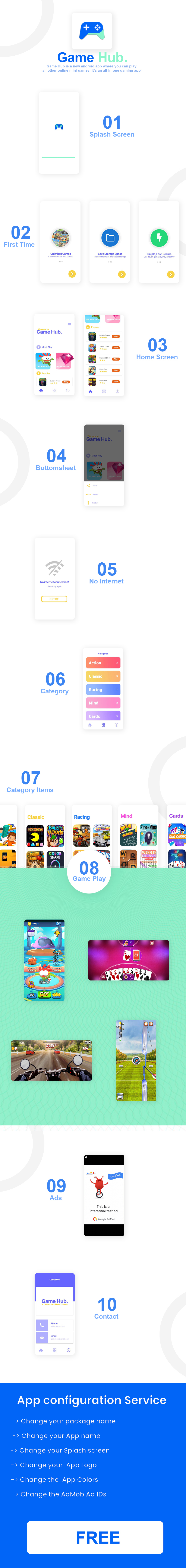 Game Hub - All in one game app