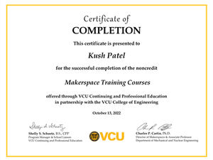 My Certifications