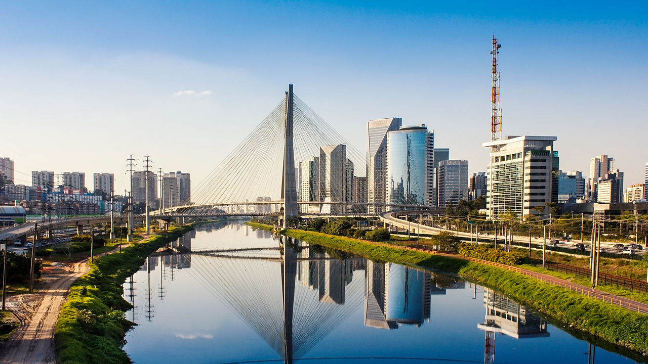 São Paulo - Bridge over Pinheiros River