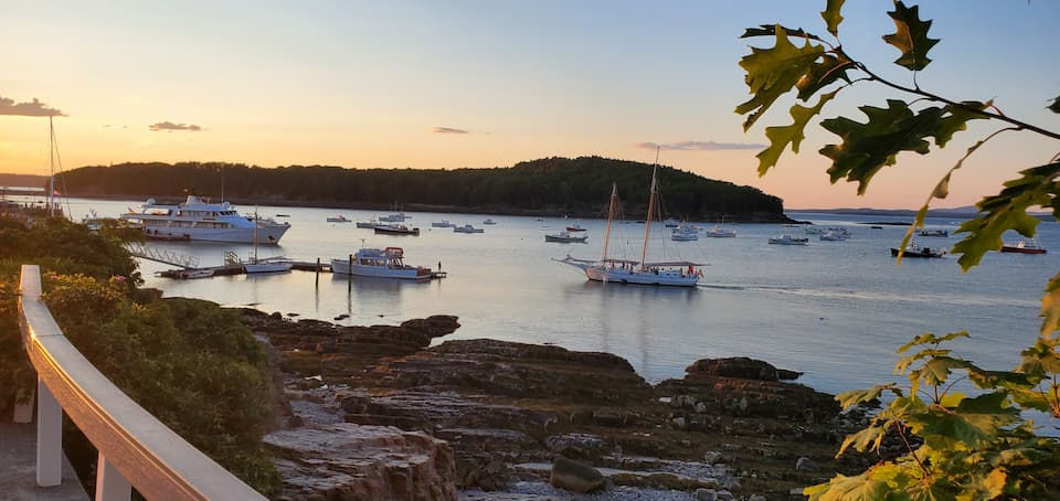 Shore path Bar Harbor Maine