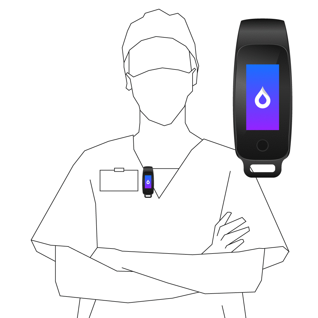 Vitalacy SmartBadge Hand Hygiene Monitor
