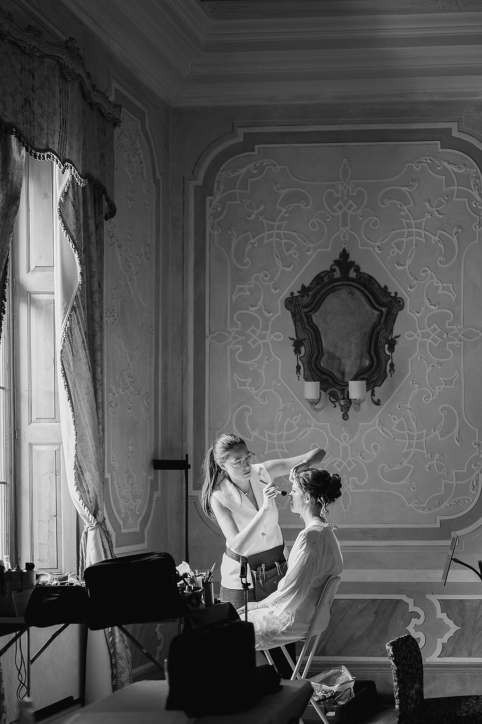 Castelbrando wedding getting ready