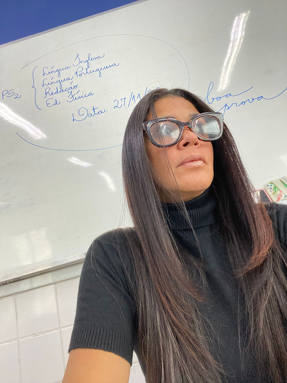 Daniele Loyola, professora do ensino fundamental