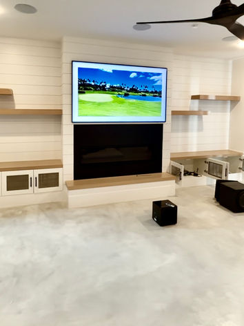85" Frame tv installation in Park City Utah 