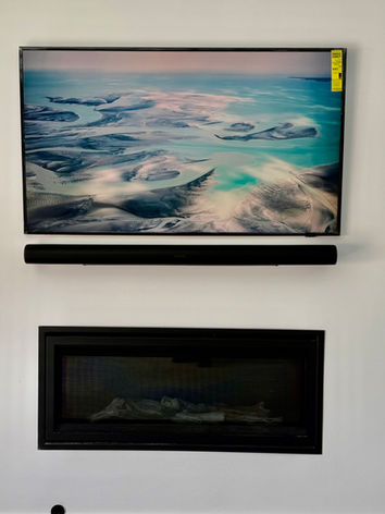 55" Frame TV installation in Deer Valley Utah