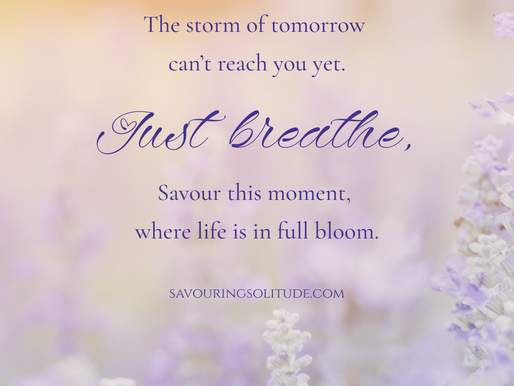 Savour this moment, where life is in full bloom