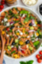 Sundried Tomato Red Lentil Chicken Pasta (Served Cold)