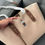 Thumbnail: TTWN BEAR TOTE BAG WITH MINI BAG: BEIGE