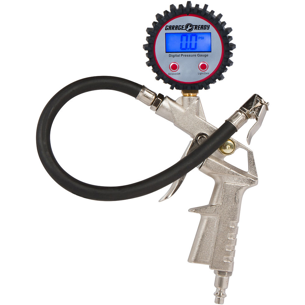Tire Inflator with Digital Gauge