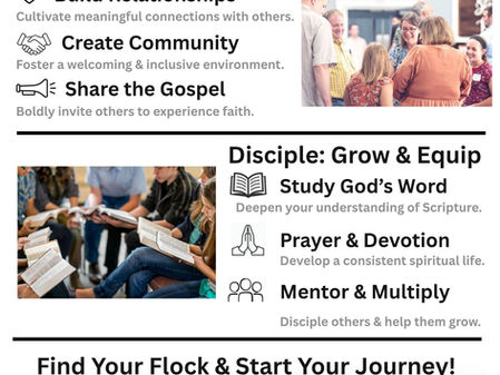 Engage & Disciple: Find Your Flock and Start Your Journey!