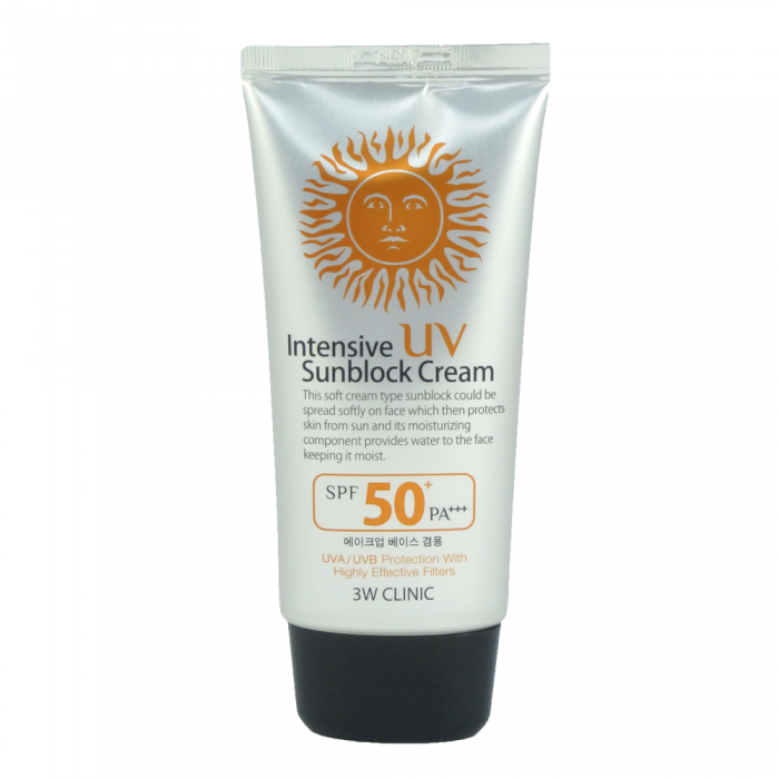 3W CLINIC INTENSIVE UV SUN BLOCK CREAM 70ML
