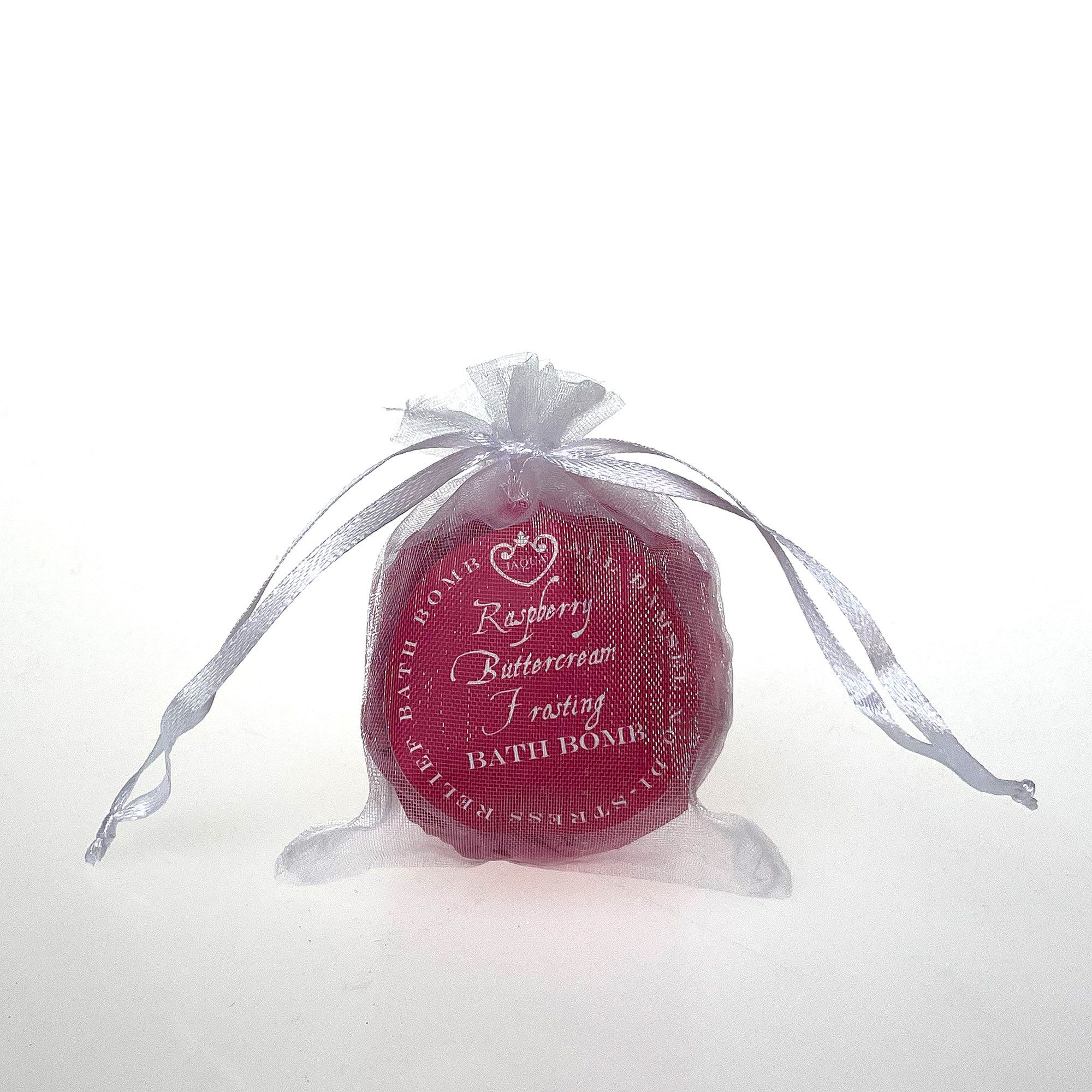 Raspberry Buttercream Frosting Bath Bomb