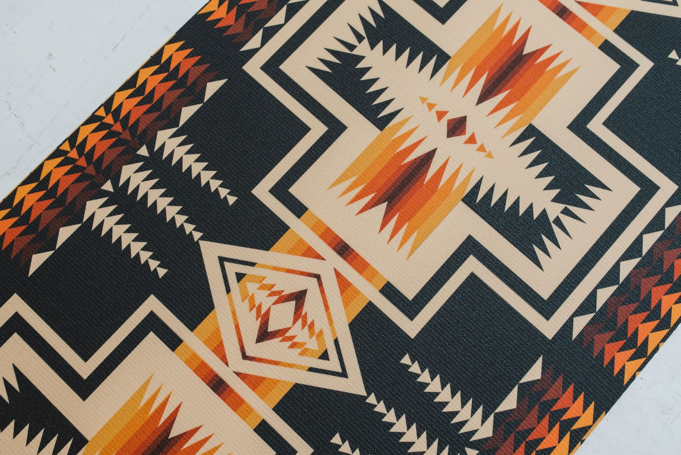 Thumbnail: Pendleton X Yune Yoga Mat Harding Black 5mm