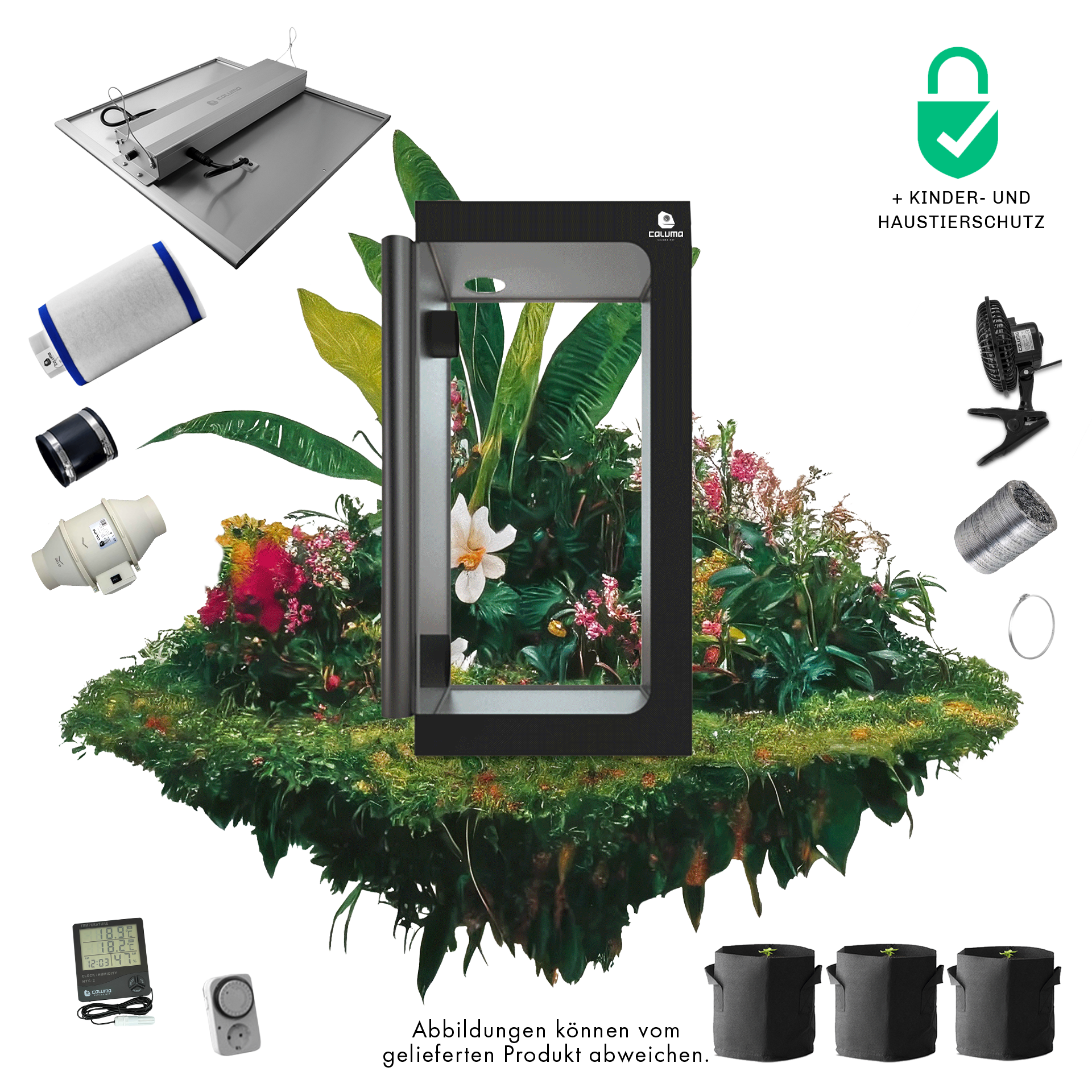 Caluma | Growbox L | 100 x 100 cm | 240 W LED