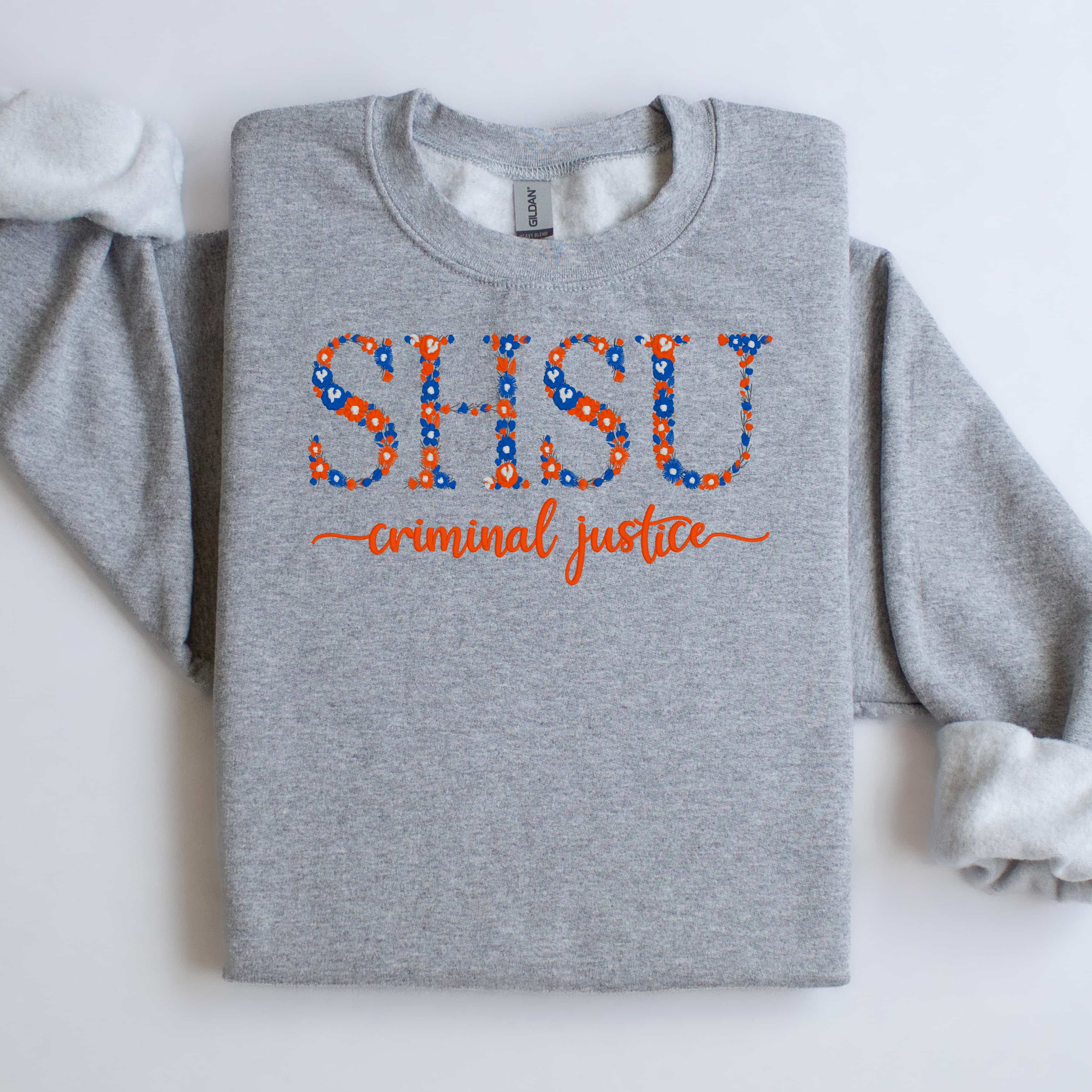Floral SHSU cursive