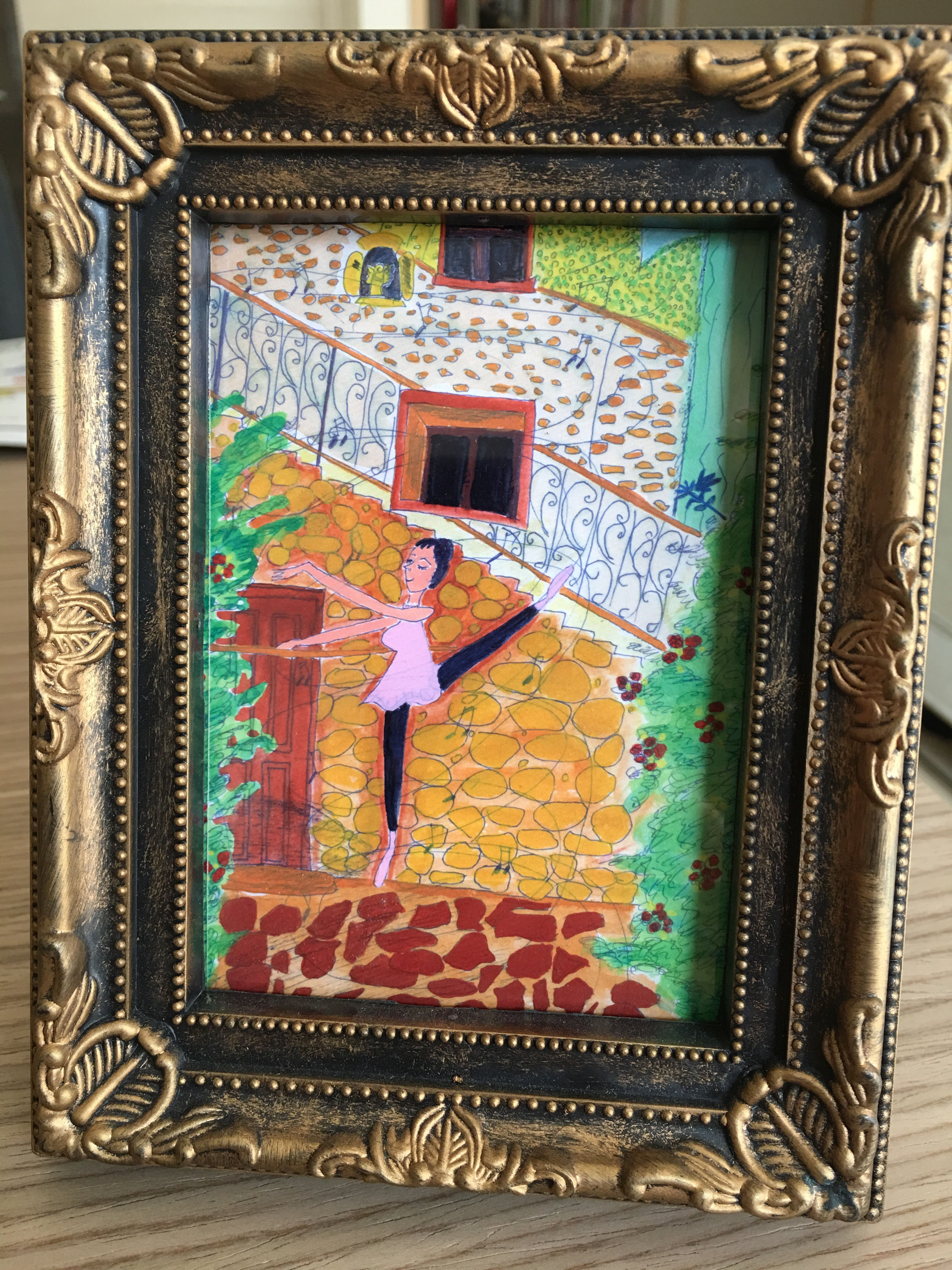 【フレーム付き】やさしいポストカード