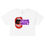 Thumbnail: WOMEN'S S.P.W.M. CROP TOP TEE (PURPLE)