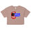 Thumbnail: WOMEN'S S.P.W.M. CROP TOP TEE (ROYAL BLUE)