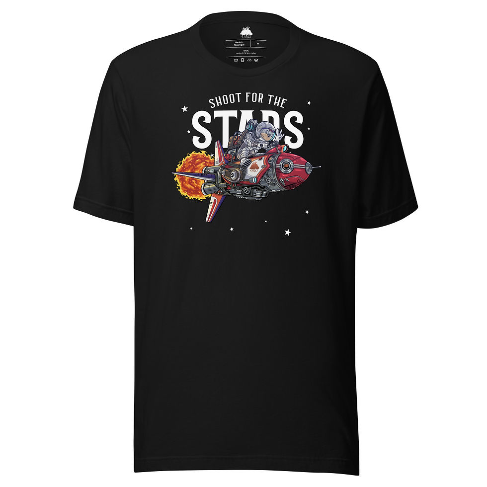 Thumbnail: UNISEX SHOOT FOR THE STARS (WHITE)