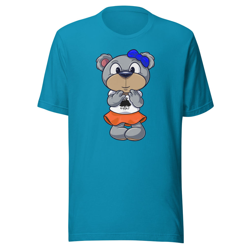 Thumbnail: UNISEX SAVIANA TEE (ORANGE DRESS)