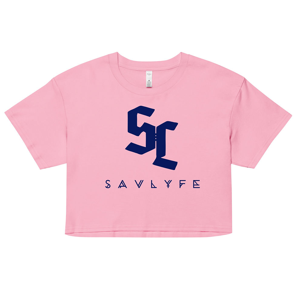 Thumbnail: WOMEN'S SL CROP TOP TEE (NAVY)
