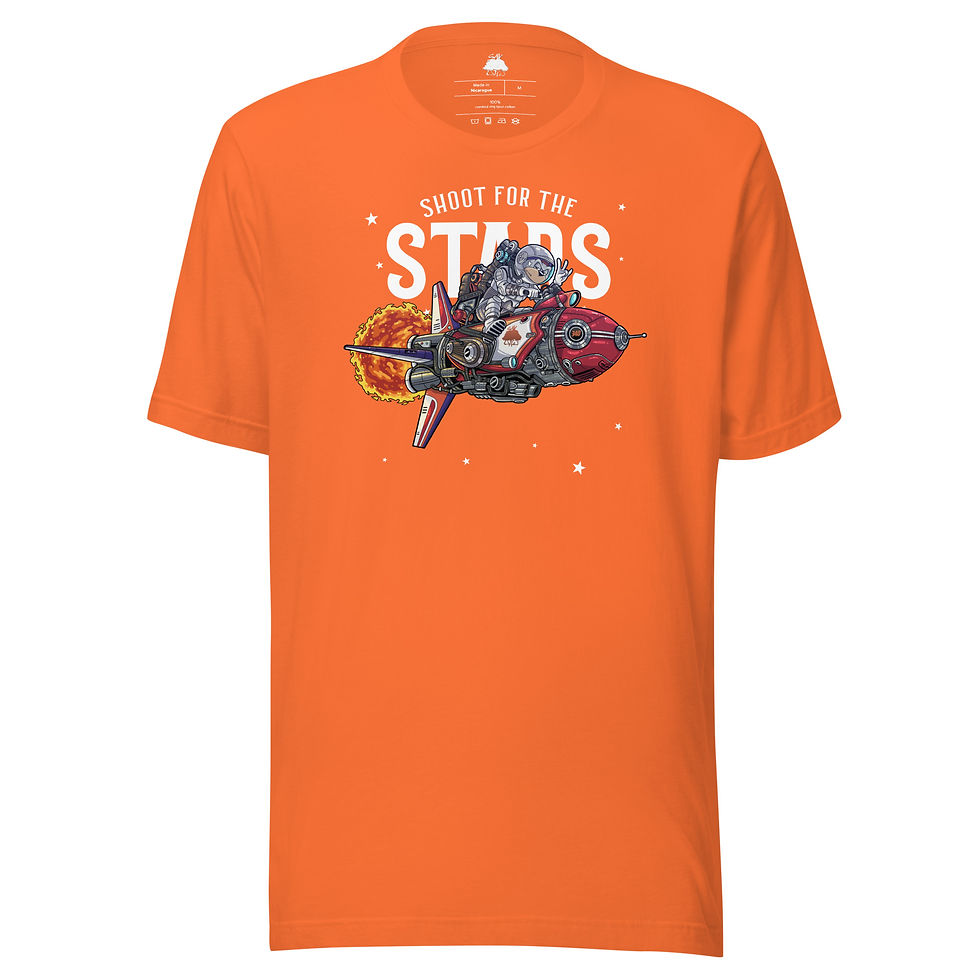 Thumbnail: UNISEX SHOOT FOR THE STARS (WHITE)