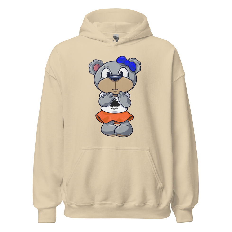 Thumbnail: UNISEX SAVIANA HOODIE (ORANGE DRESS)