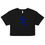 Thumbnail: WOMEN'S SL CROP TOP TEE (NAVY)