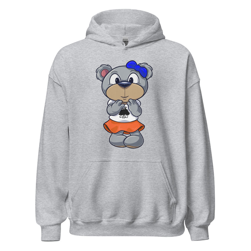 Thumbnail: UNISEX SAVIANA HOODIE (ORANGE DRESS)
