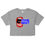 Thumbnail: WOMEN'S S.P.W.M. CROP TOP TEE (ROYAL BLUE)