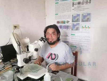 Biólogo motuleño
enamorado de su profesión