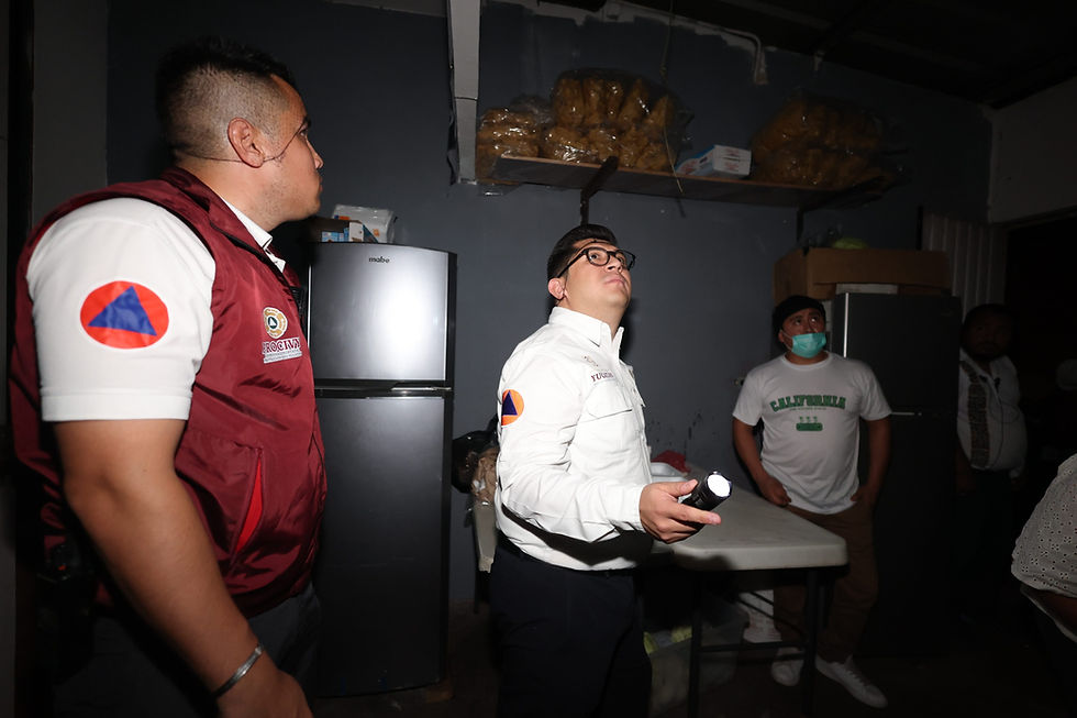 Protección Civil realiza inspecciones continuas en la Feria Xmatkuil 2025