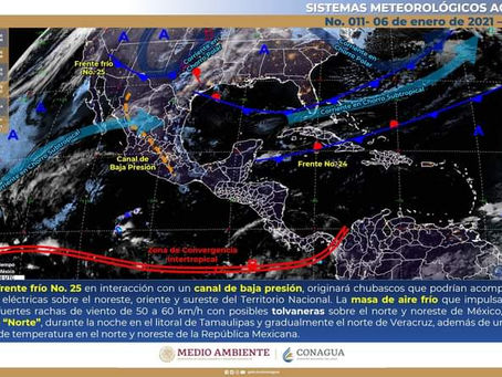 Yucatán con calor durante el dÃa y frÃo en las noches