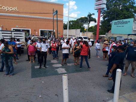 Supermercados de Motul participan en macro simulacro Nacional