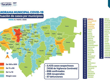 Continúa la oleada de muertes y contagios de Coronavirus en Yucatán