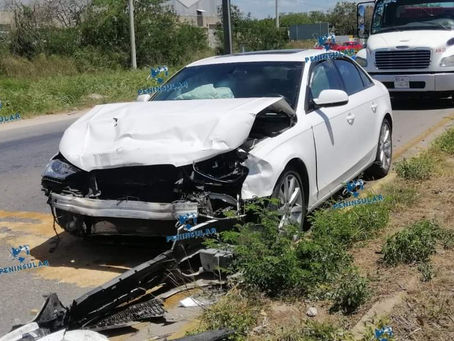 Brutal accidente en San Pedro Noh Pat